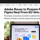 AdobeがFigma買収対策でAdobe XDを売却する可能性